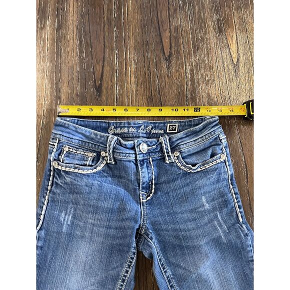 Grace in LA Embellished Capri Jeans – Size 27 - Picture 13 of 13